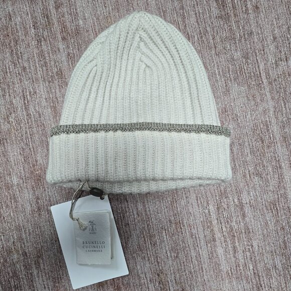 NWT Brunello Cucinelli Cashmere Beanie - Picture 3 of 6